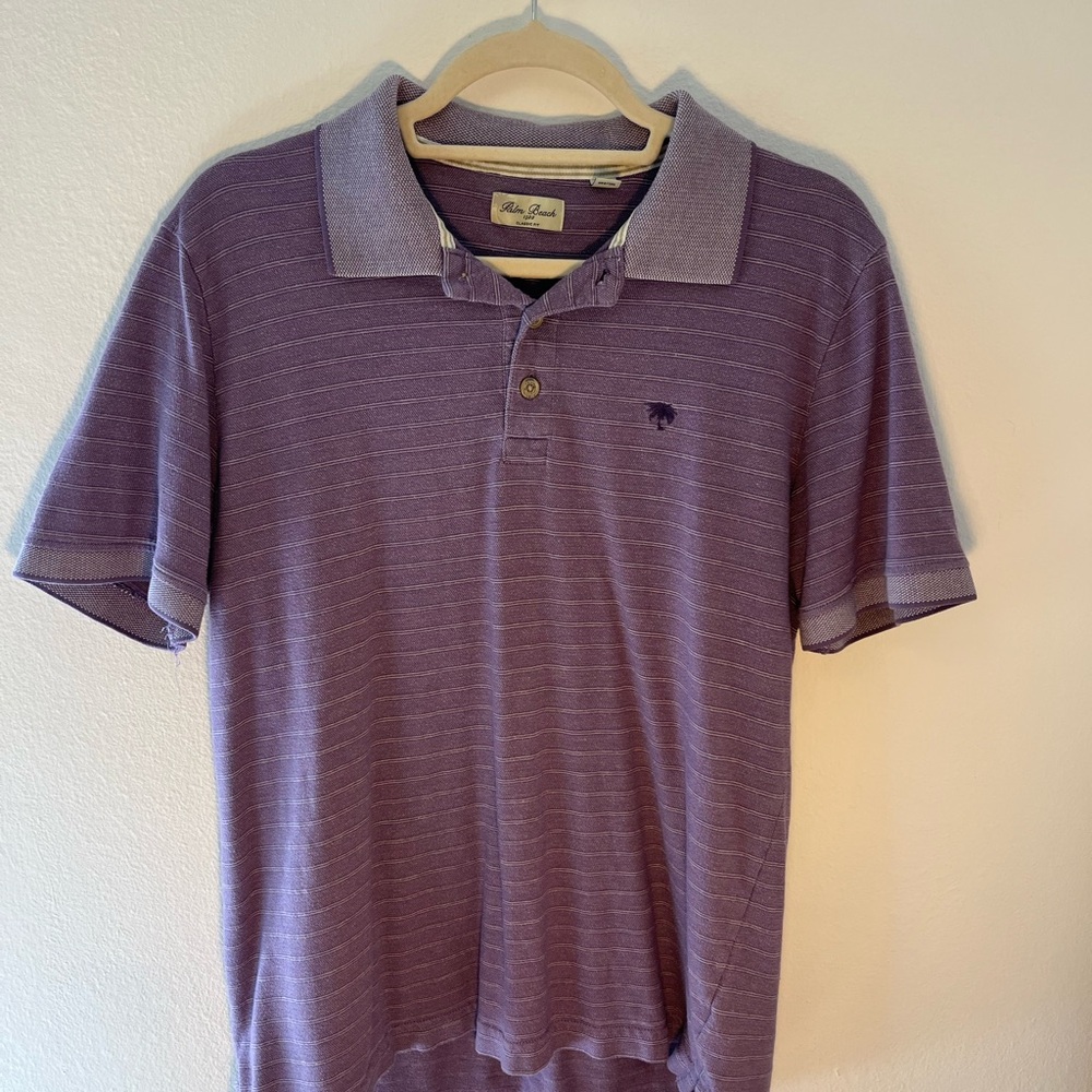 Purple Polo by Palm Beach Men's Shirt